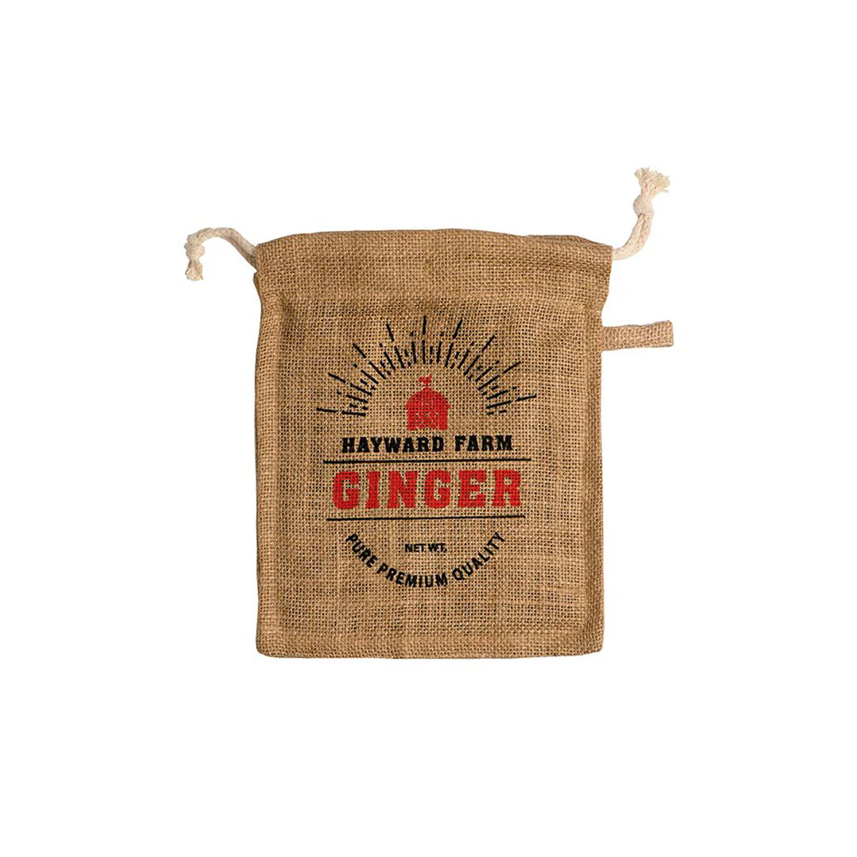 Jute Ginger Storage Bag - Image 2
