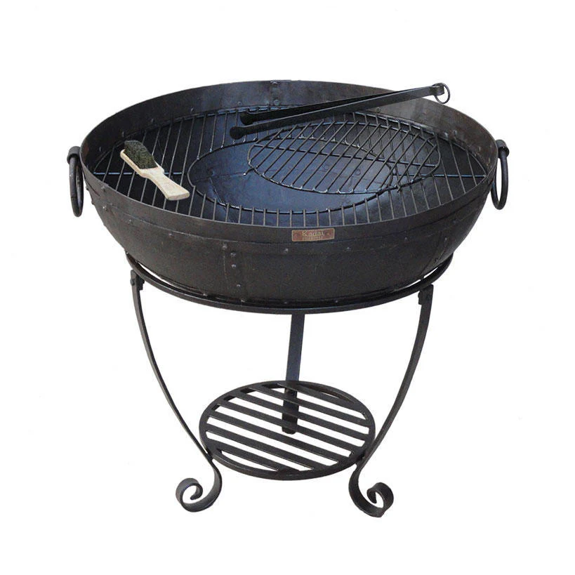 Kadai Firebowl Set with High and Low Stand - Image 10