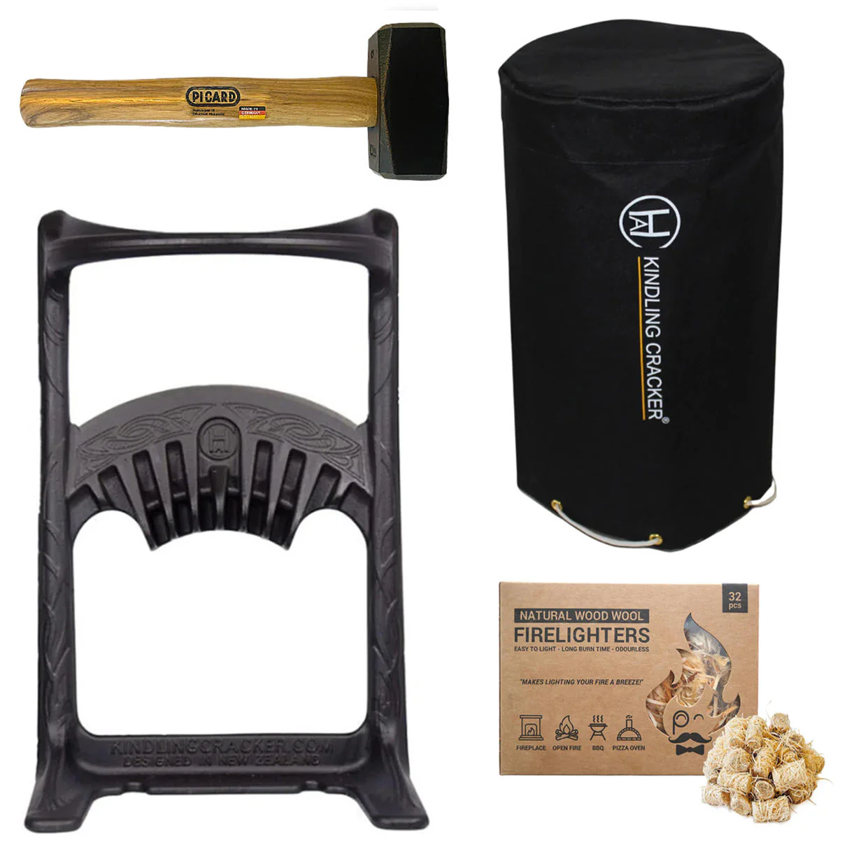 Kindling Cracker Firewood Splitter Premium Set - Image 2