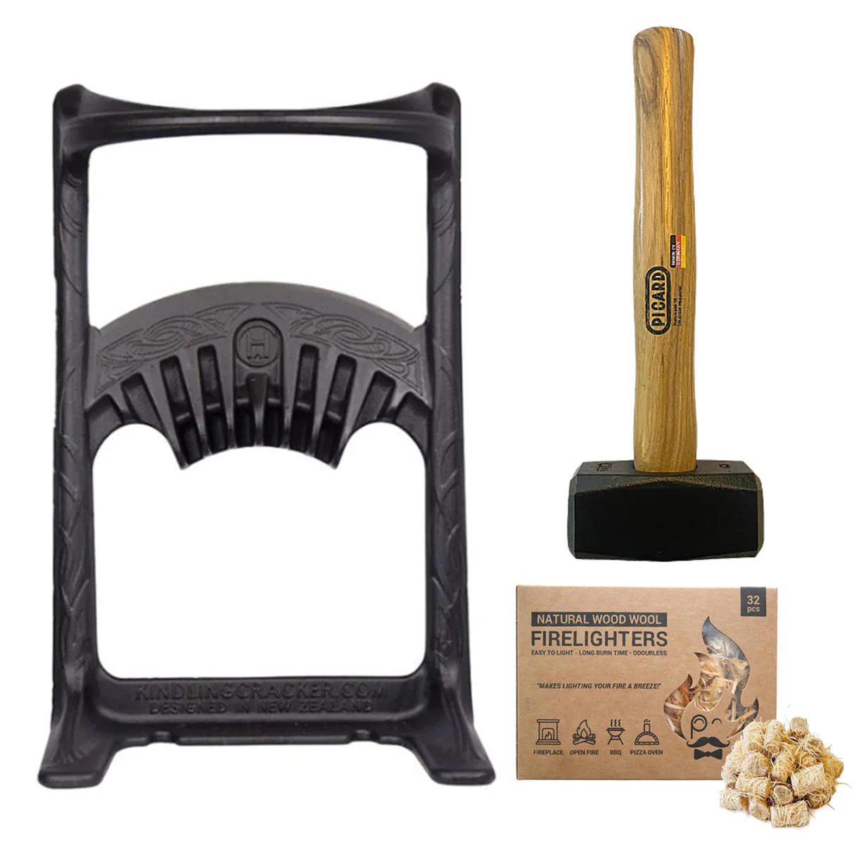 Kindling Cracker Firewood Splitter Set - Image 2