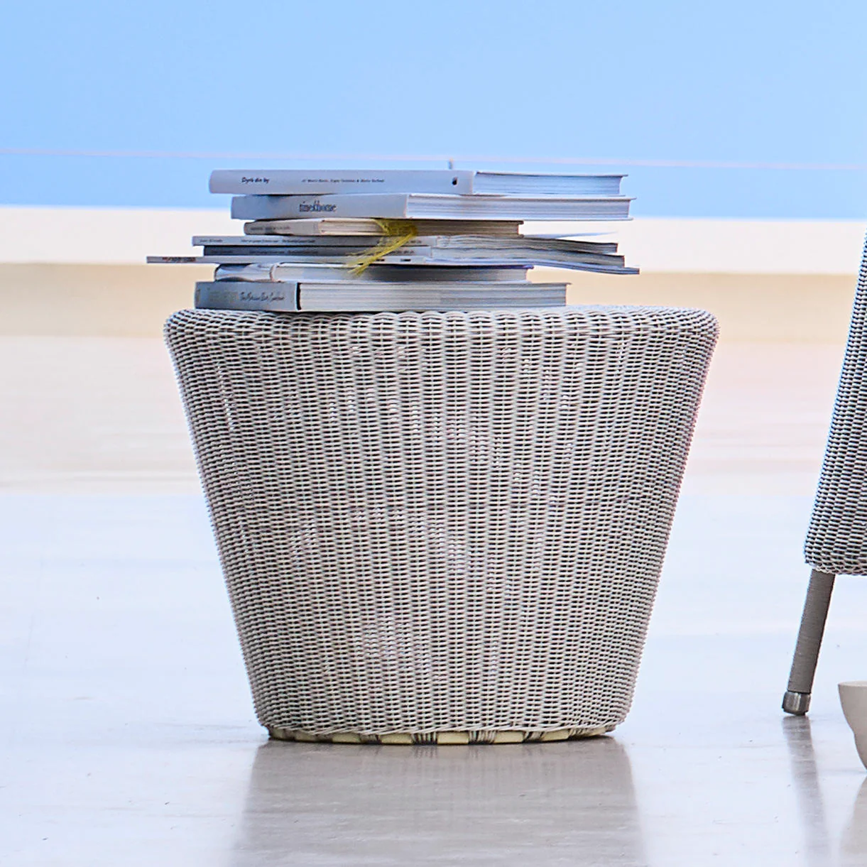 Kingston Woven Small Stool / Side Table - Image 4