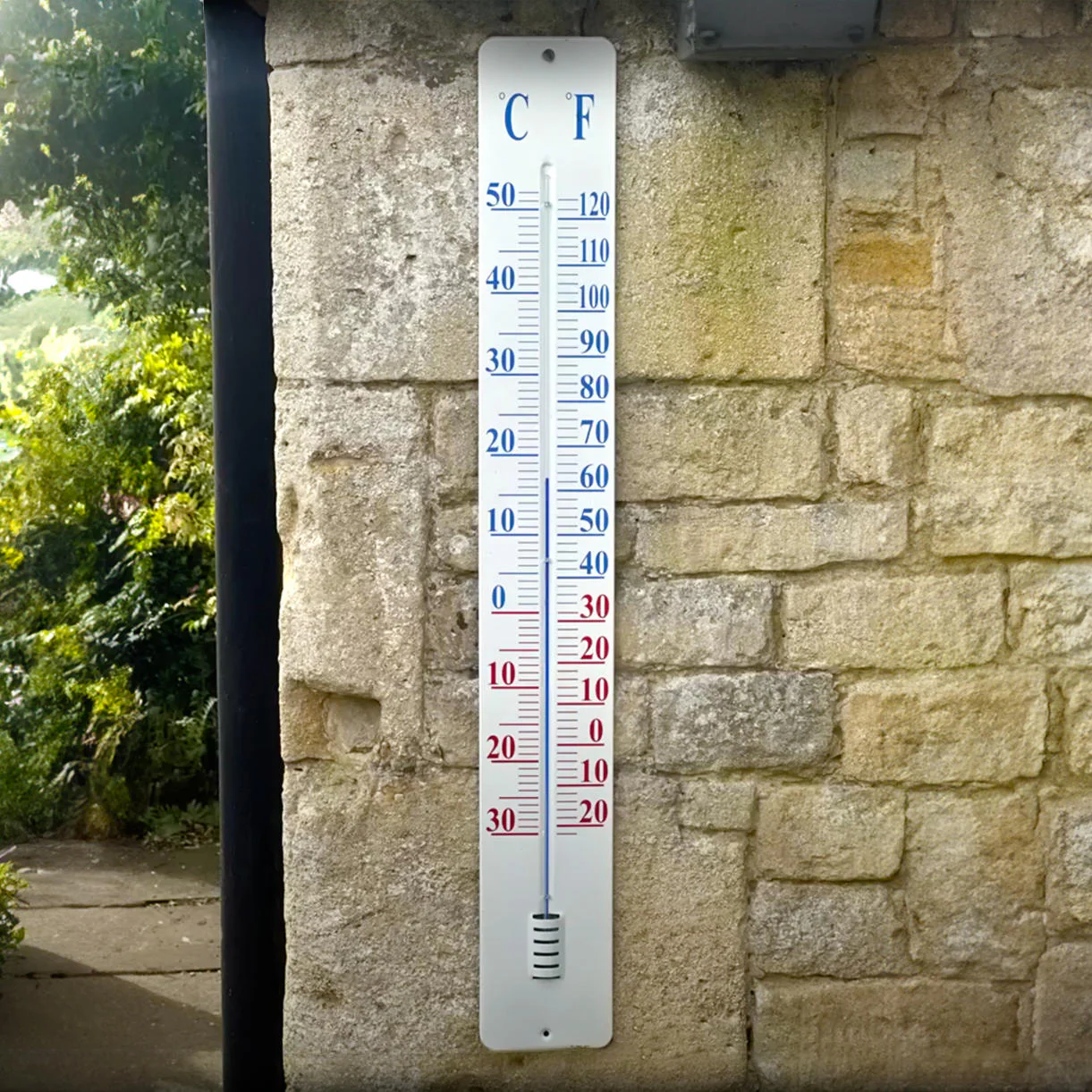 Large Metal Garden Thermometer - Image 3