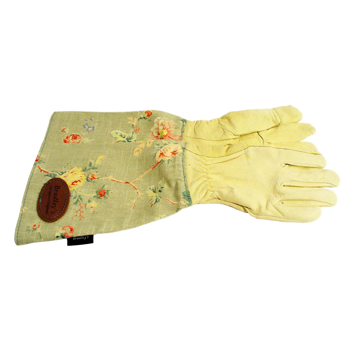 Ladies Floral Linen Pruning Gloves - Image 3