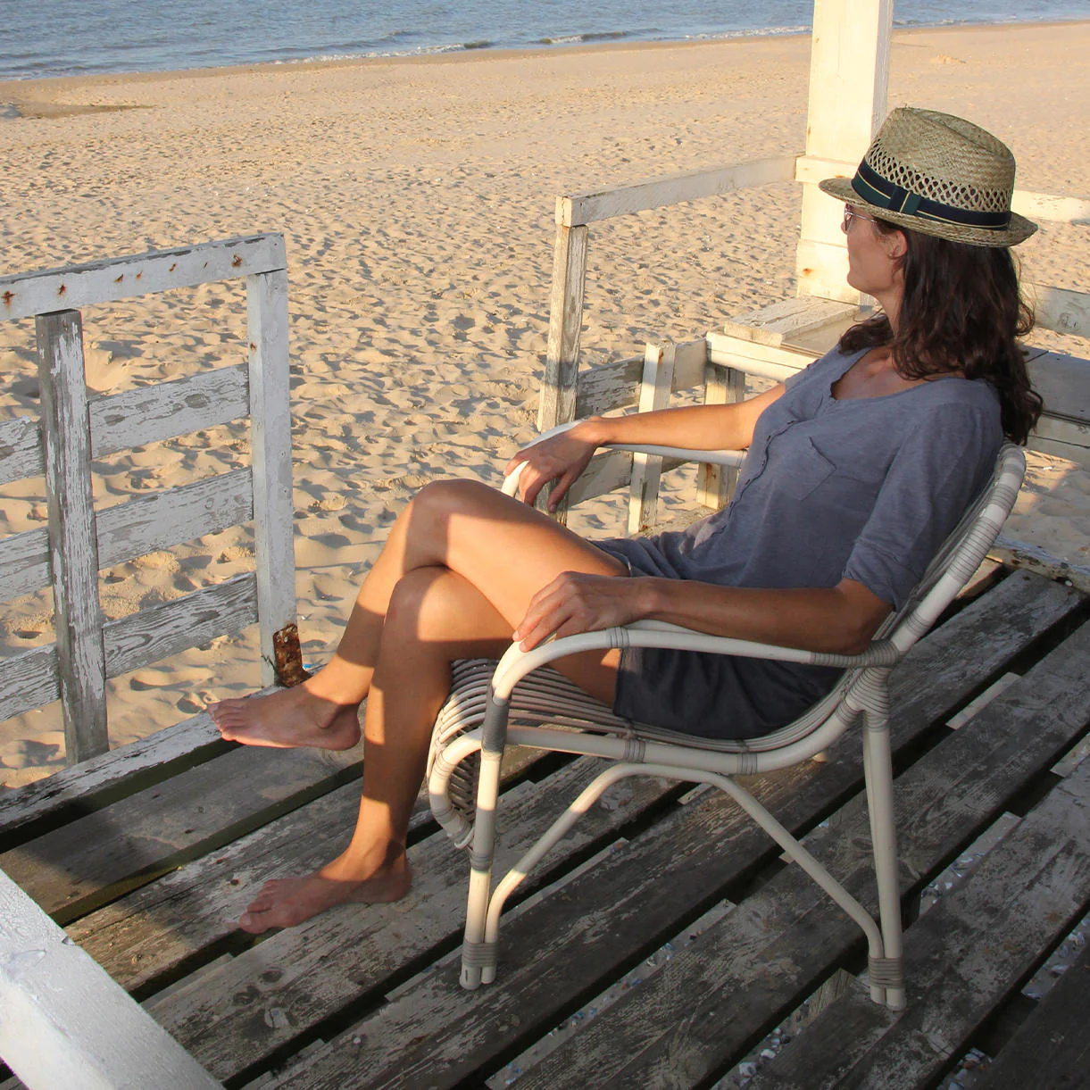 Lucy Outdoor Lazy Armchair - Image 3