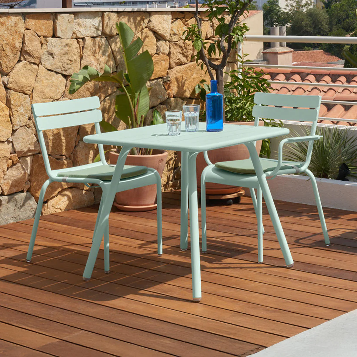 Luxembourg Square Table with 4 Legs - Image 2