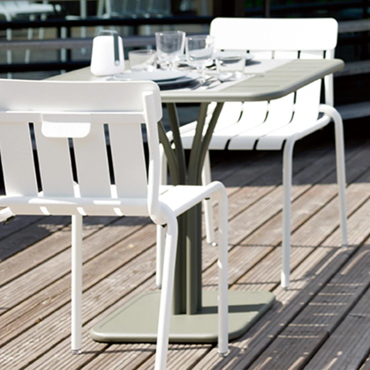 Luxembourg Pedestal Square Table - Image 5