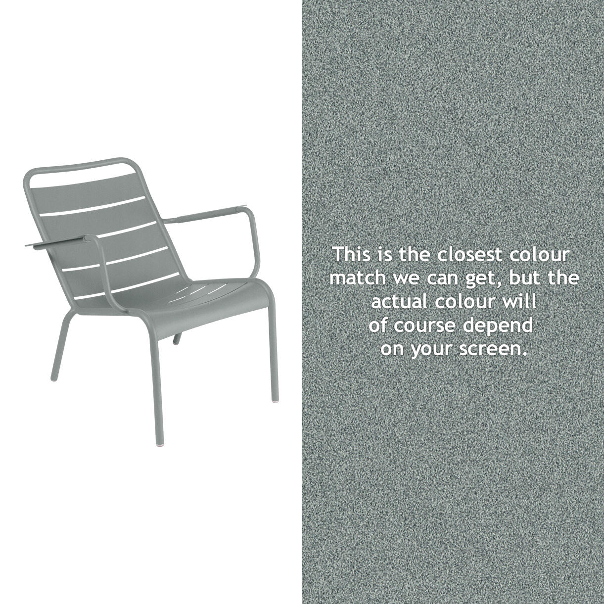 Luxembourg Steel Low Armchair - Image 4