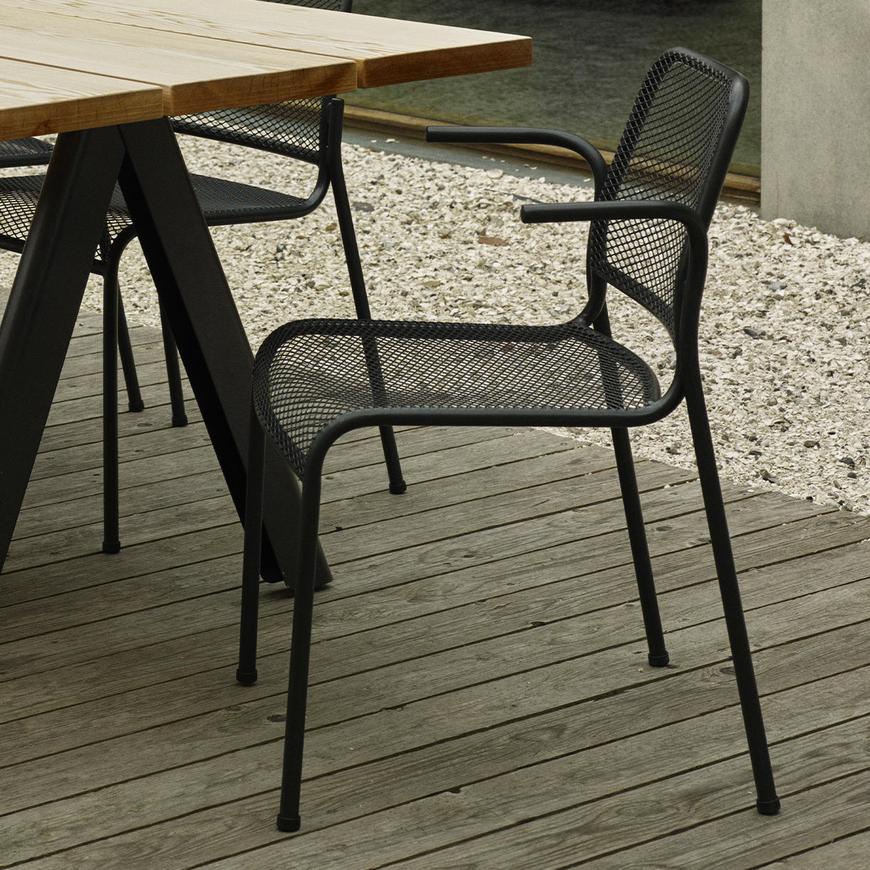 Mira Stacking Chairs With Arms - Image 4