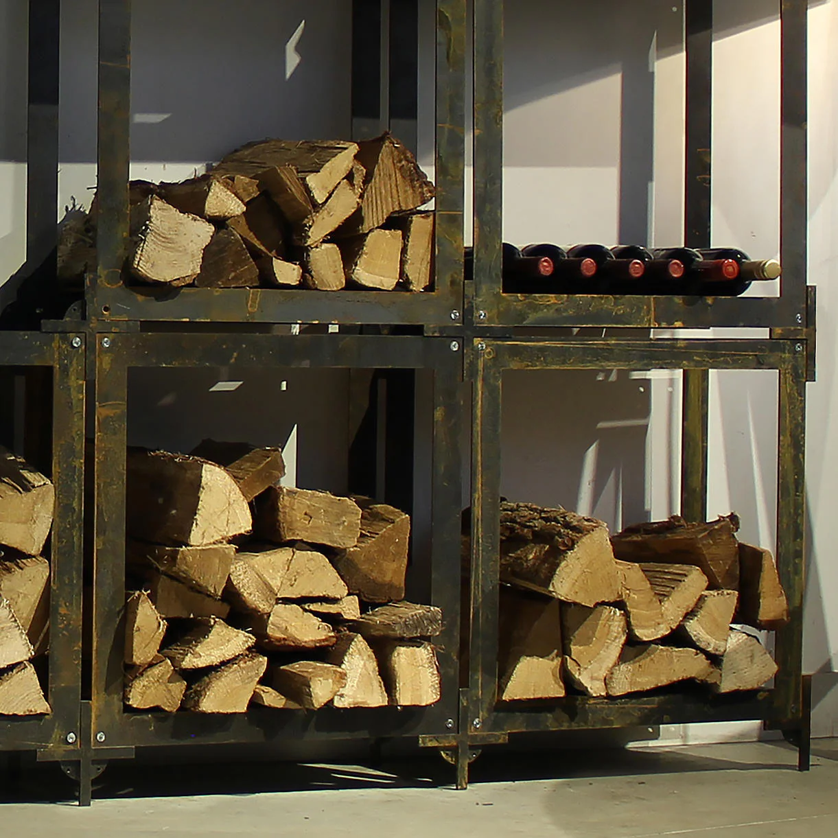 Modular Corten Storage Cube - Image 3