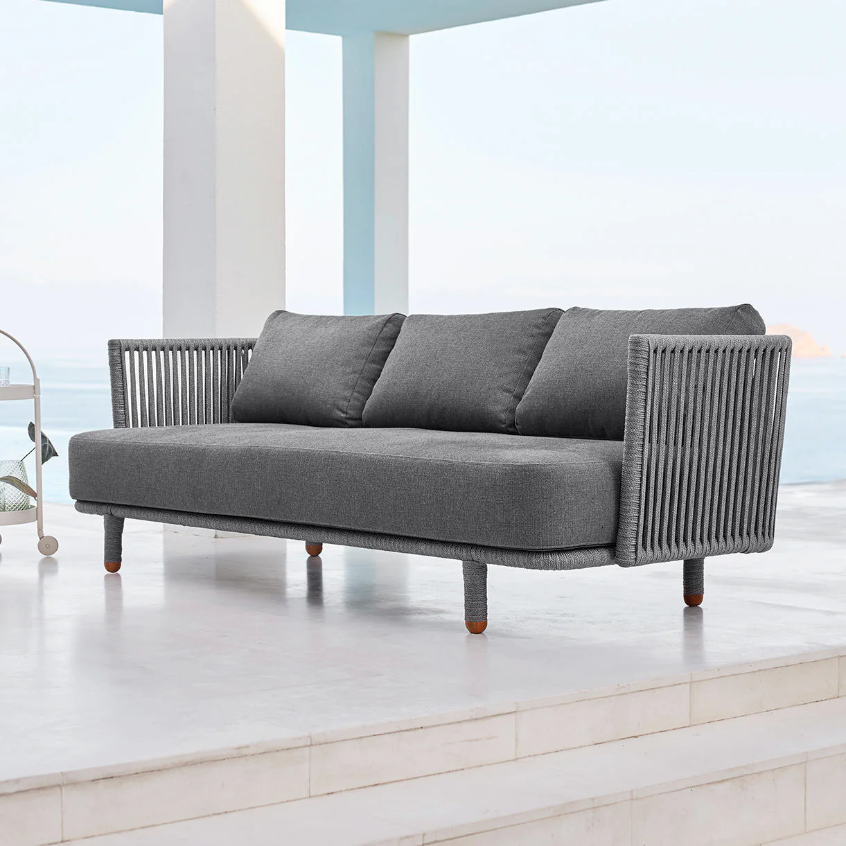 Moments Outdoor 3 Seat Lounge Sofa - Image 3