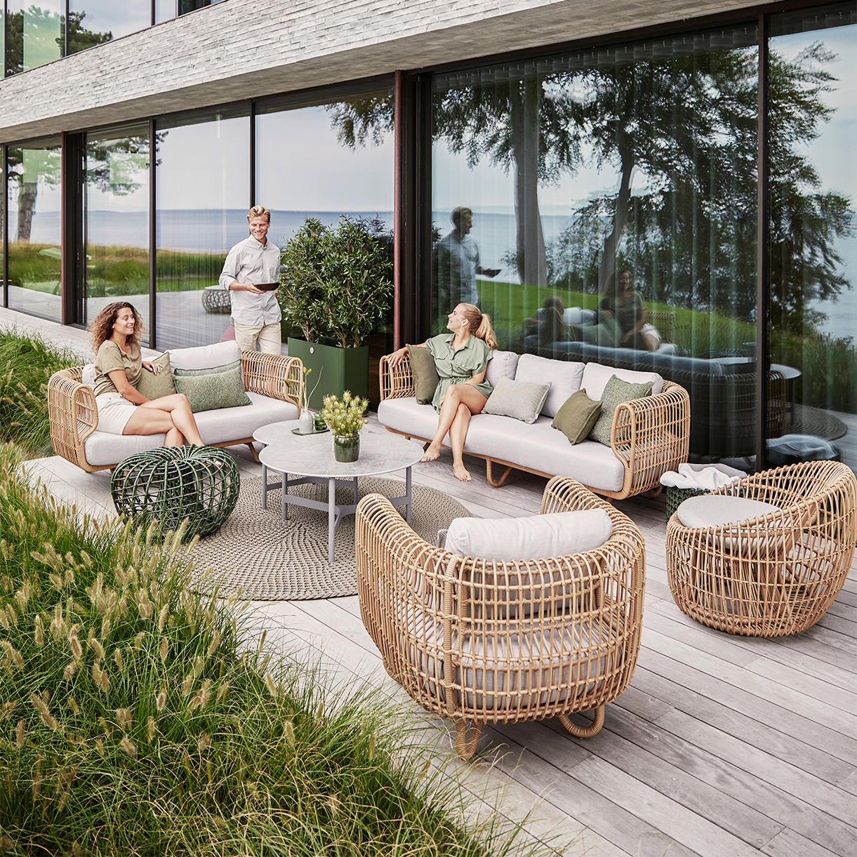 Nest Outdoor 3 Seat Sofa - Image 2