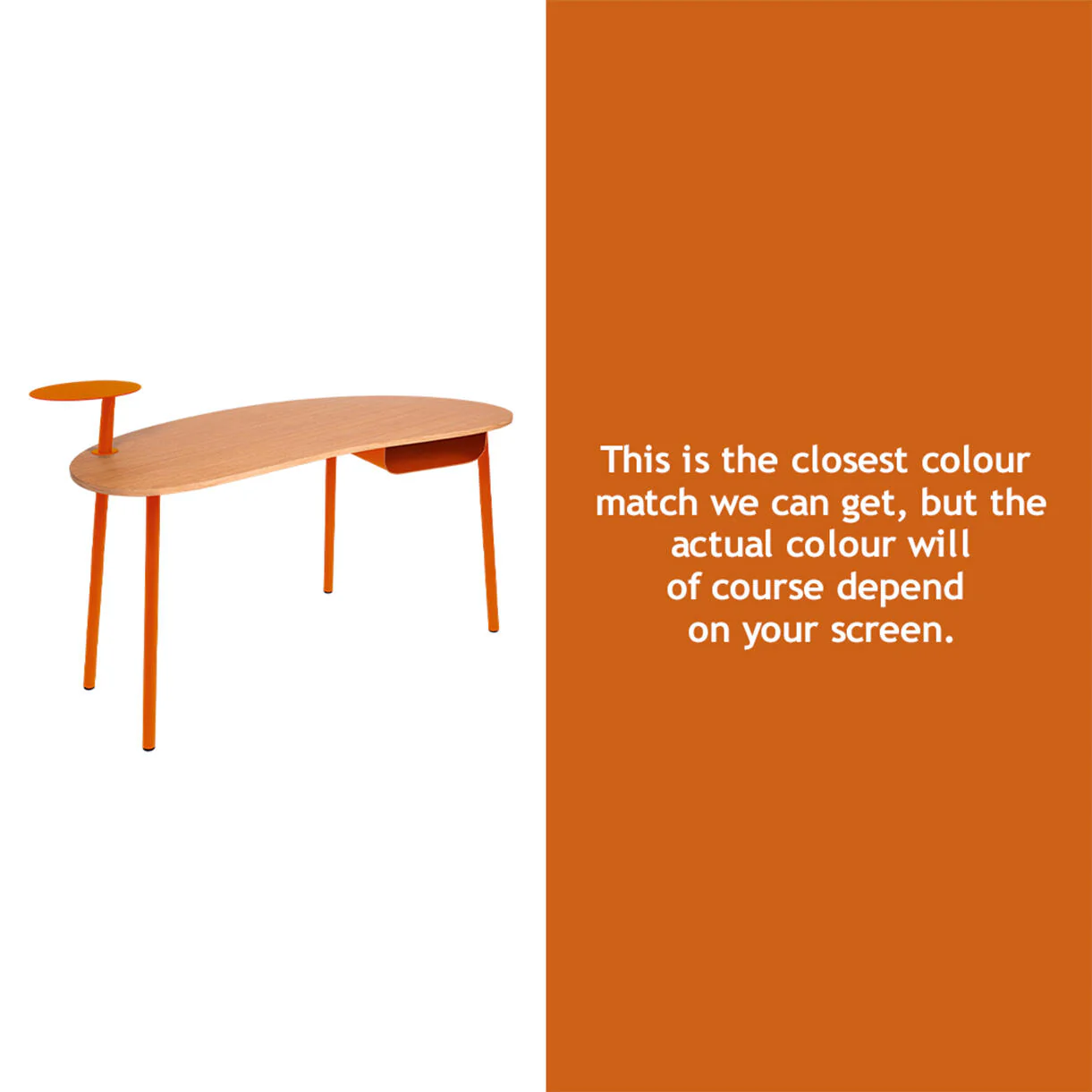 Nuage Indoor Oak Desk - Image 10