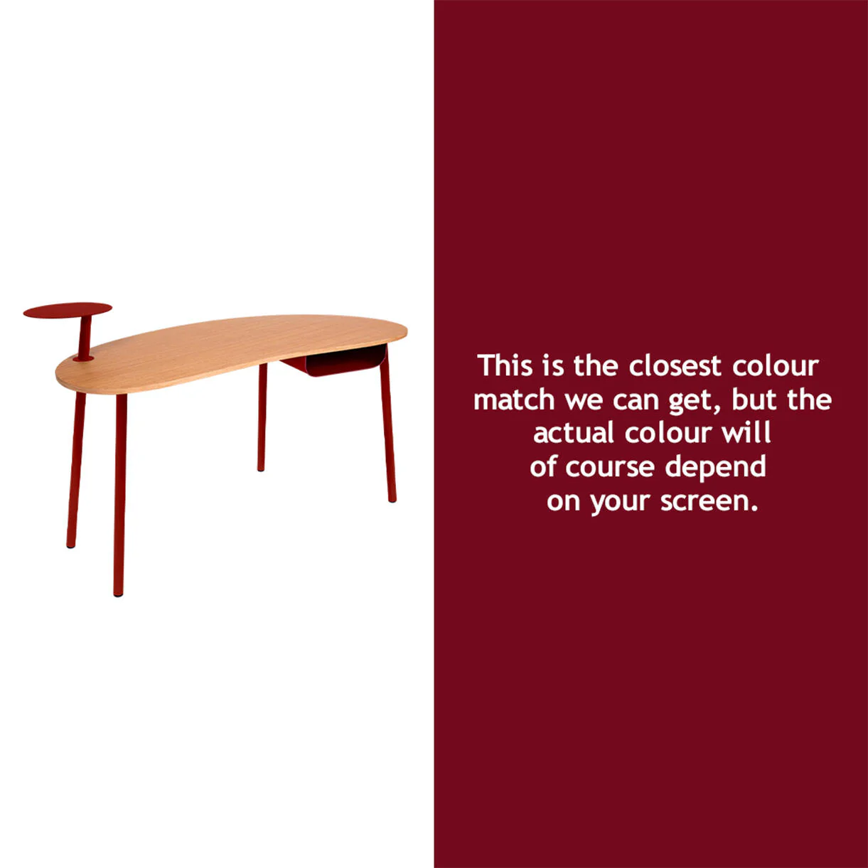 Nuage Indoor Oak Desk - Image 11