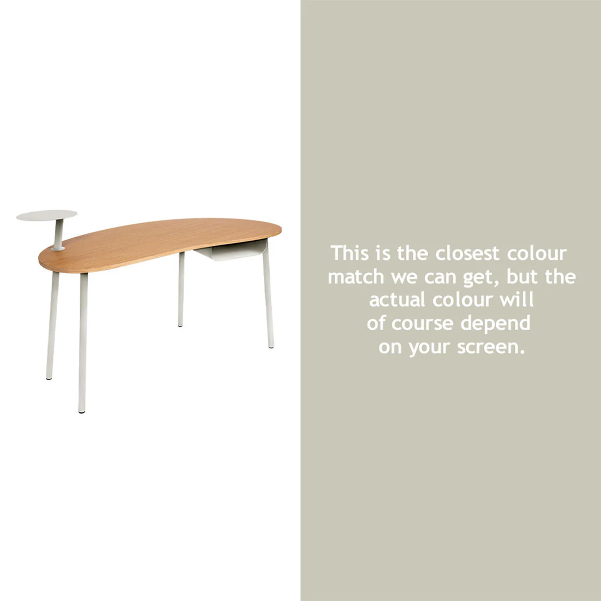 Nuage Indoor Oak Desk - Image 12