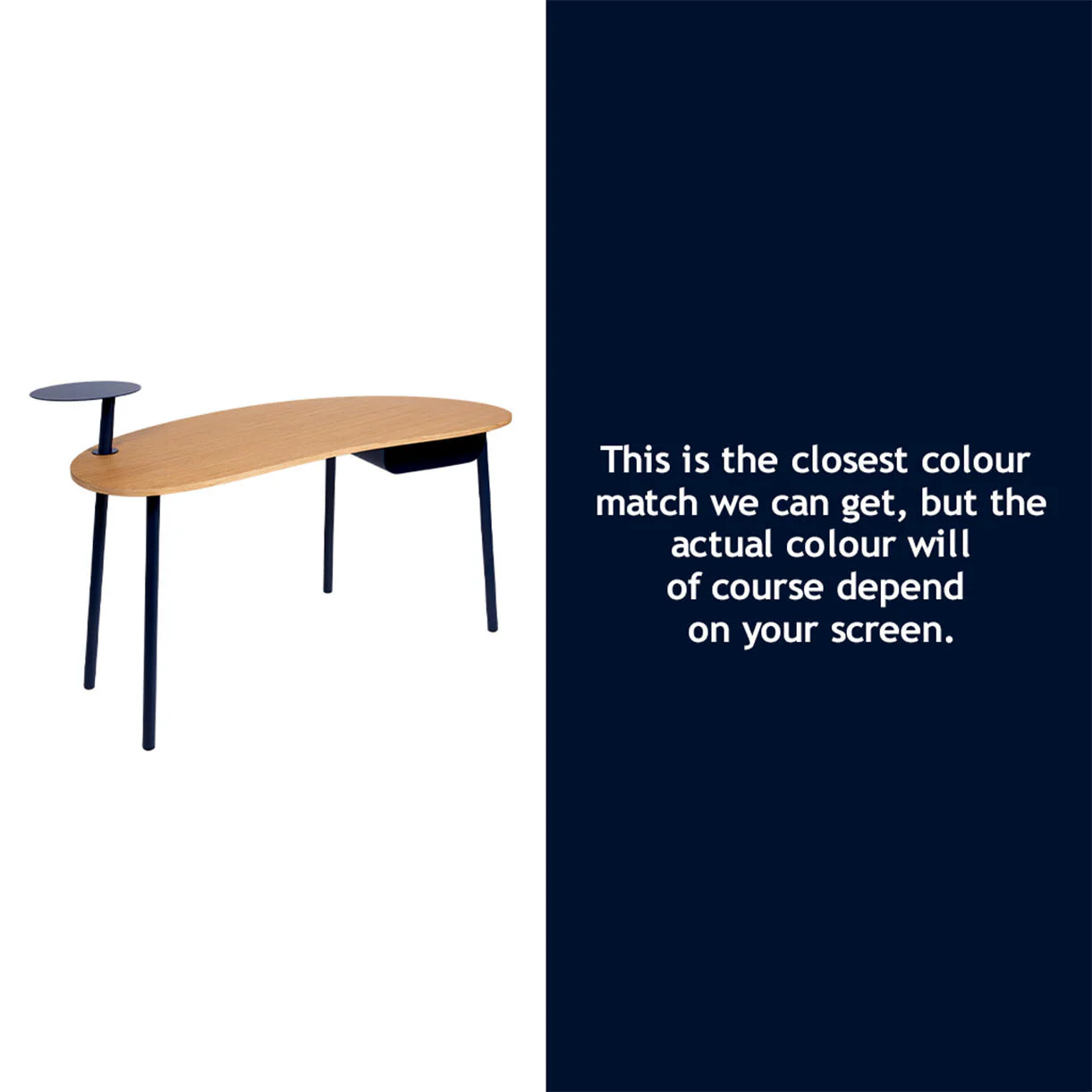 Nuage Indoor Oak Desk - Image 14