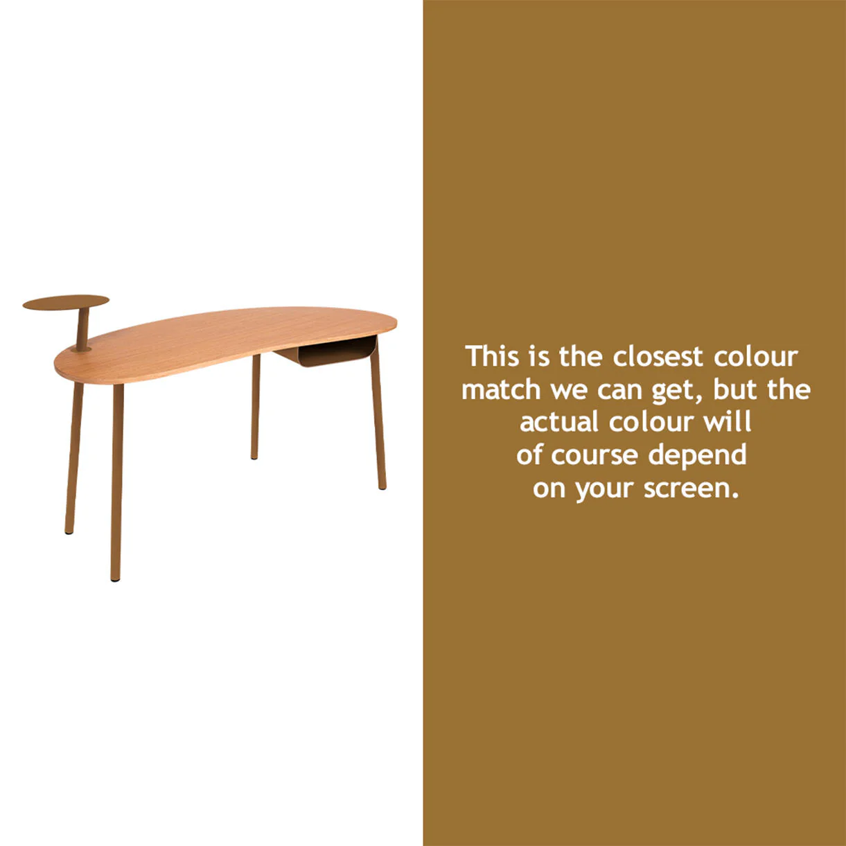 Nuage Indoor Oak Desk - Image 16