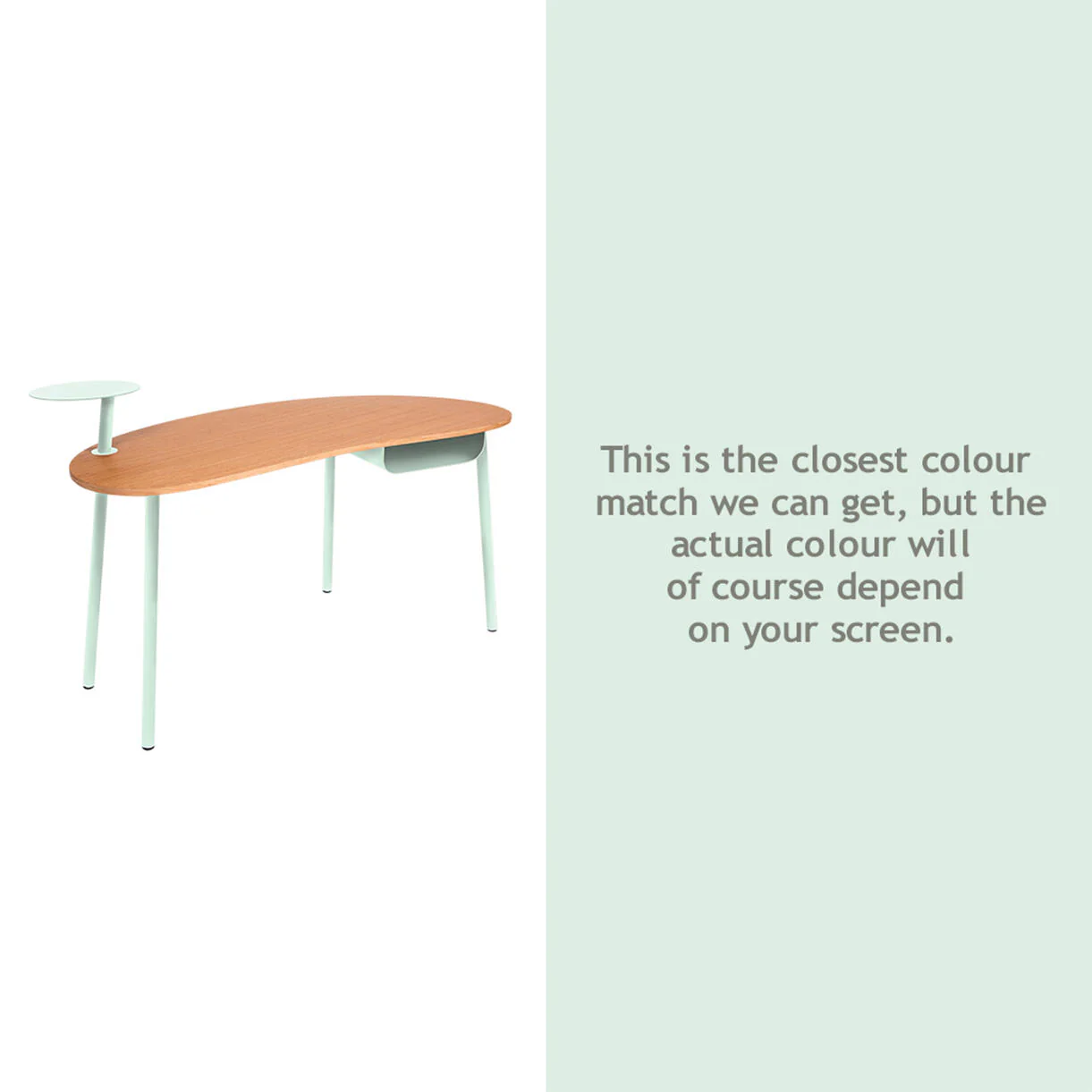 Nuage Indoor Oak Desk - Image 17