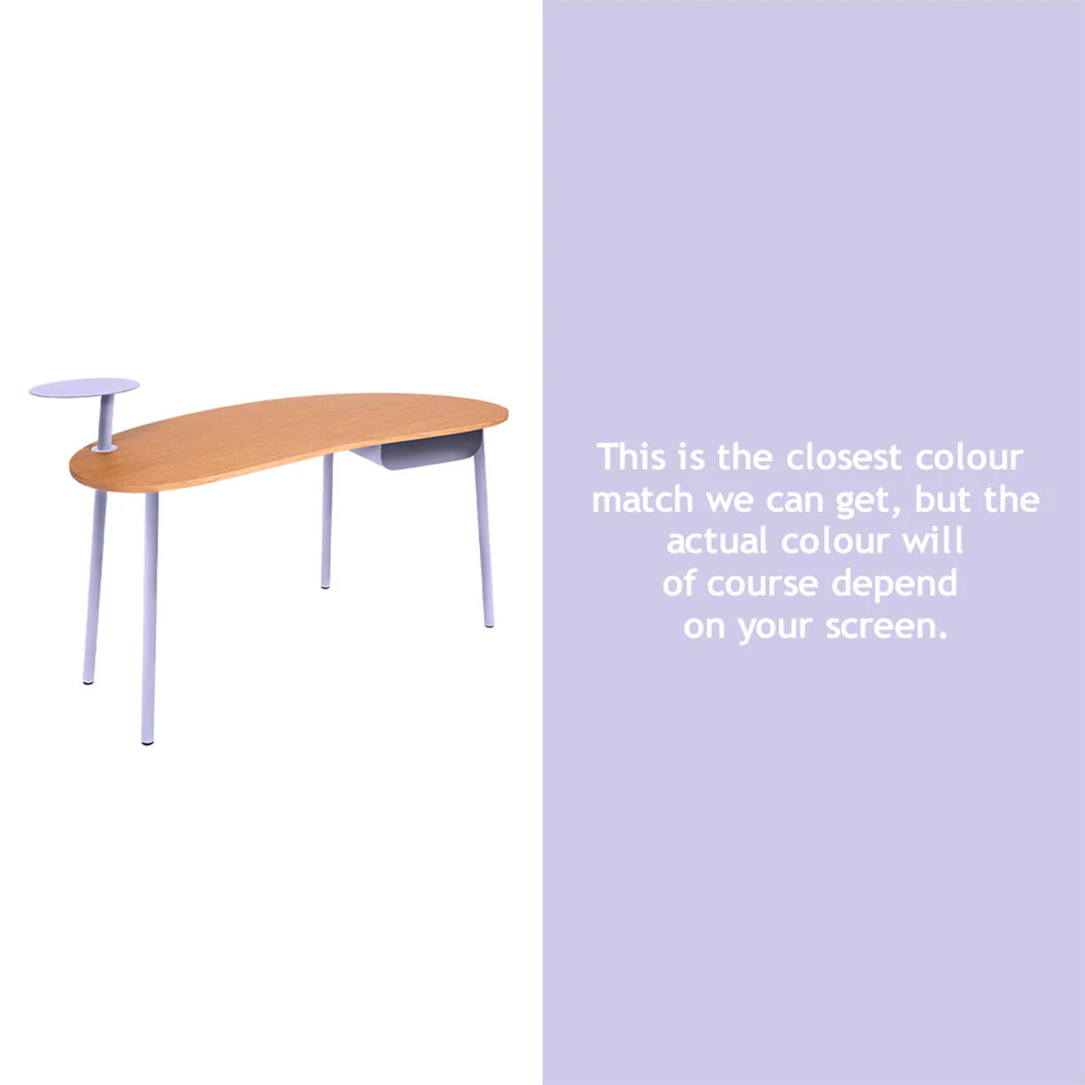 Nuage Indoor Oak Desk - Image 19