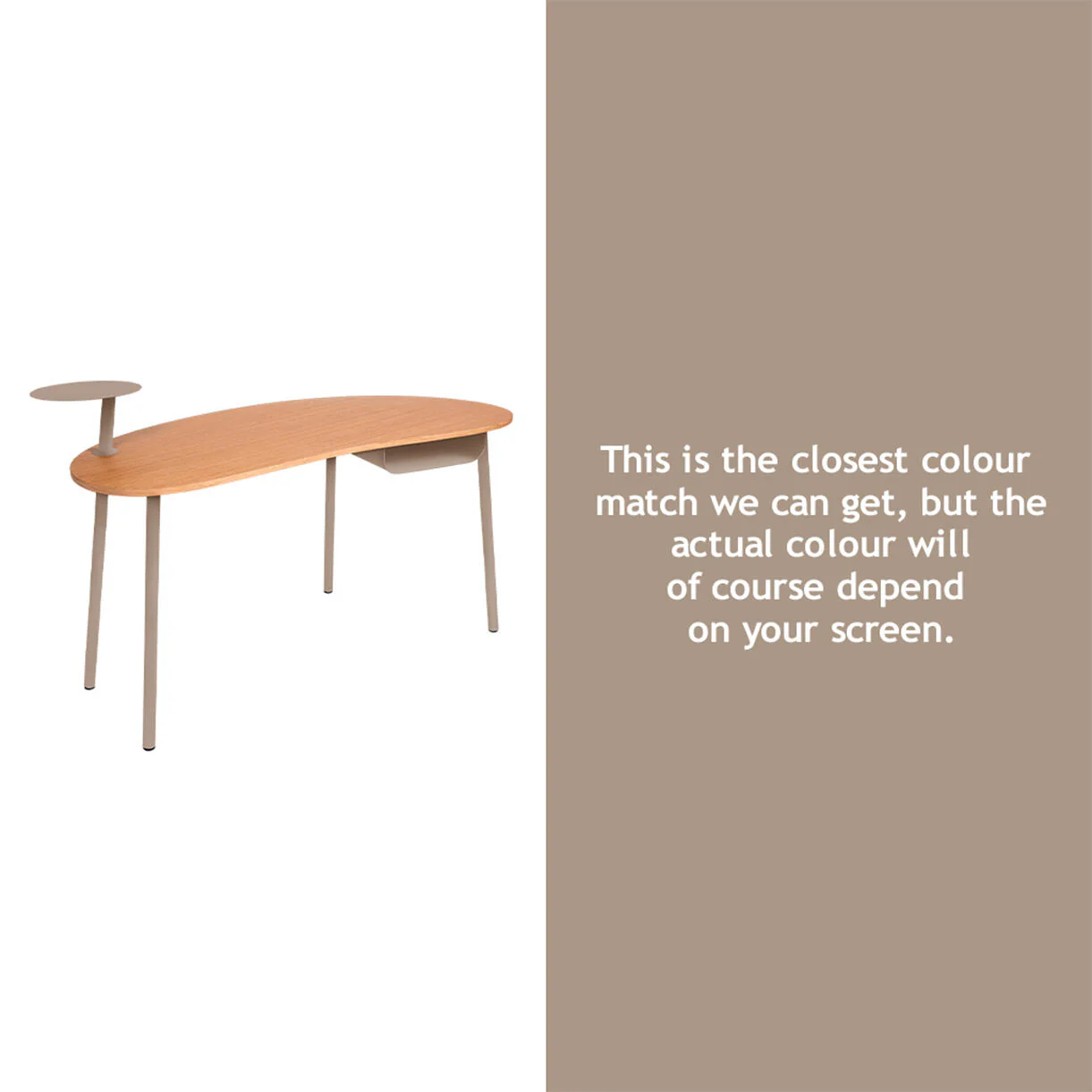 Nuage Indoor Oak Desk - Image 22