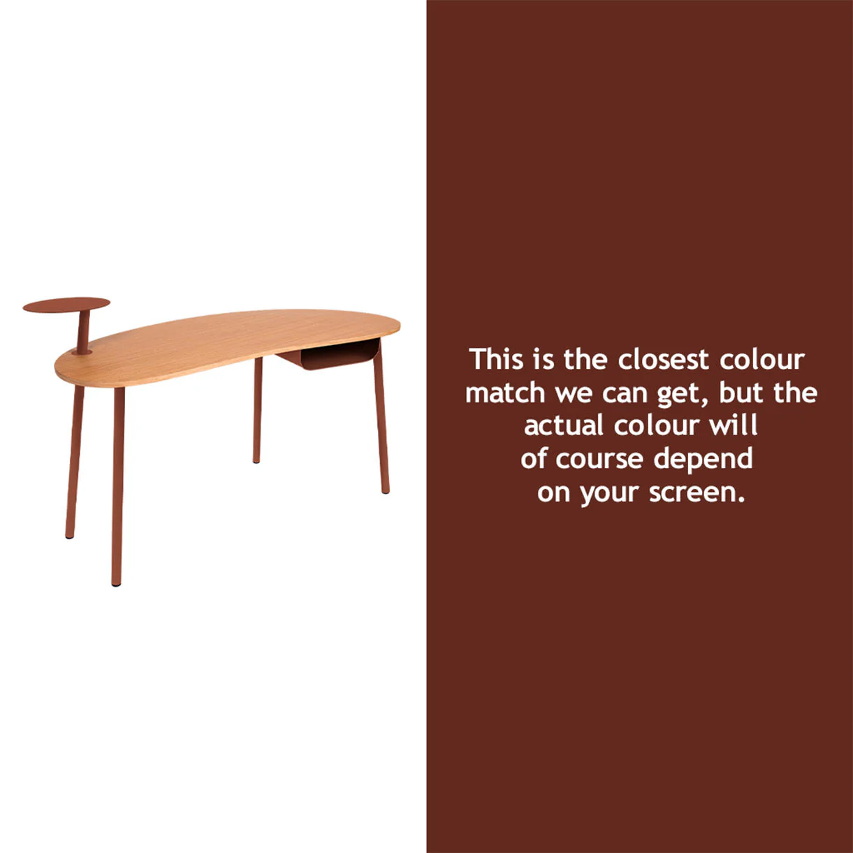 Nuage Indoor Oak Desk - Image 24