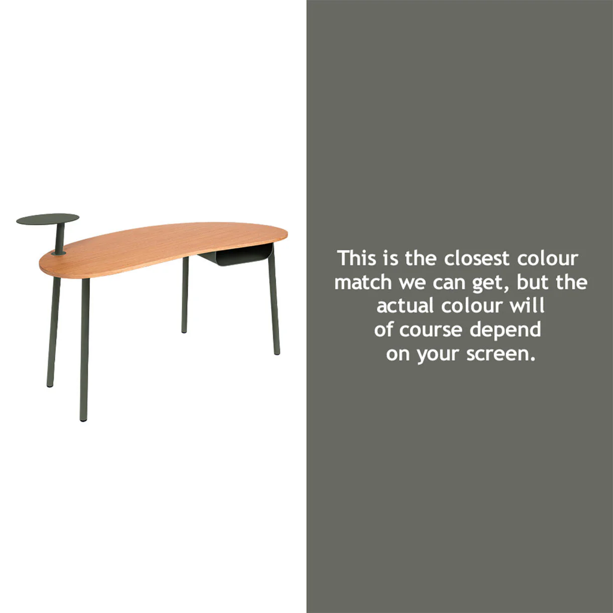 Nuage Indoor Oak Desk - Image 25