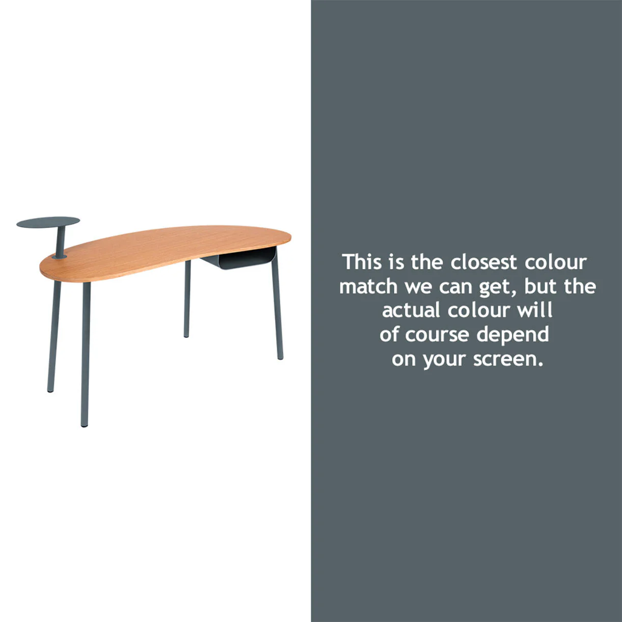 Nuage Indoor Oak Desk - Image 26