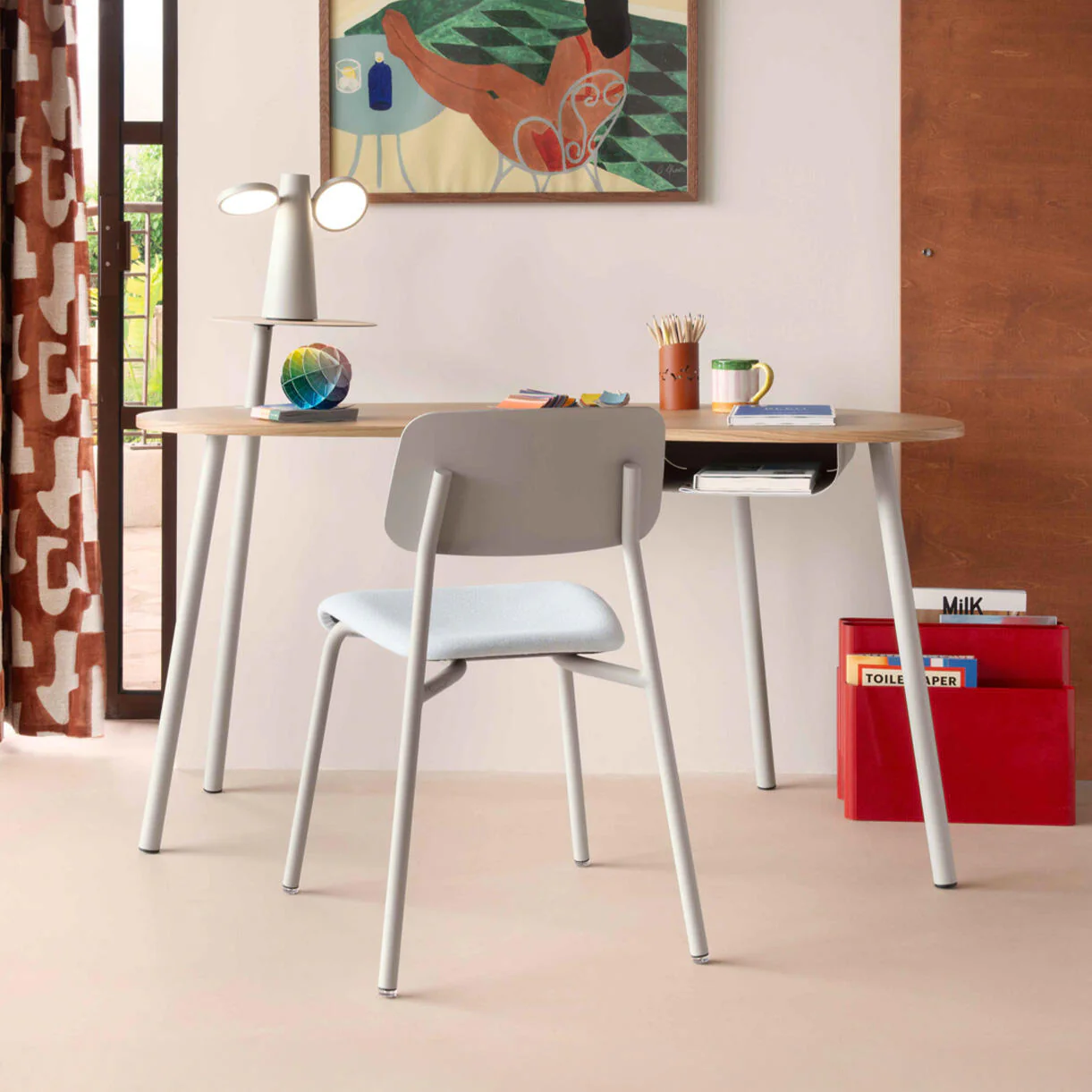 Nuage Indoor Oak Desk - Image 3