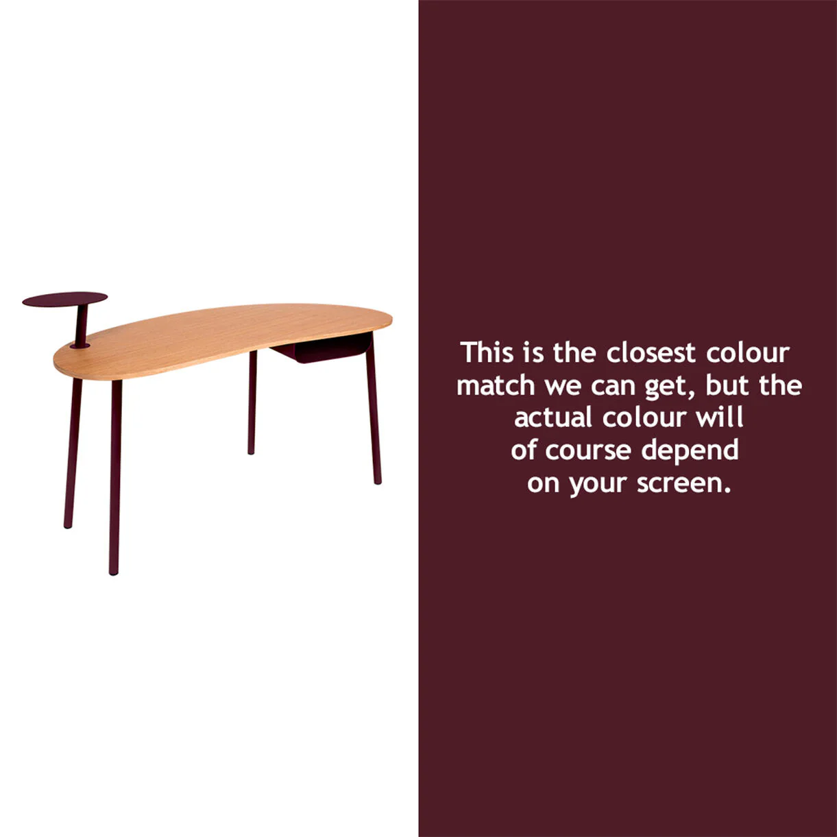 Nuage Indoor Oak Desk - Image 8