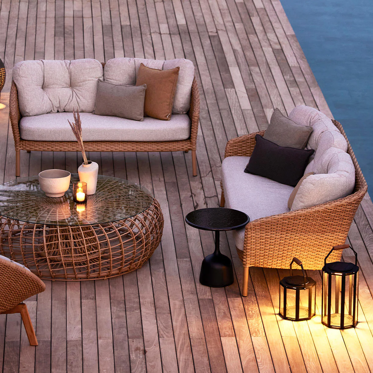 Ocean Large Woven Outdoor 2 Seater Sofa - Image 2