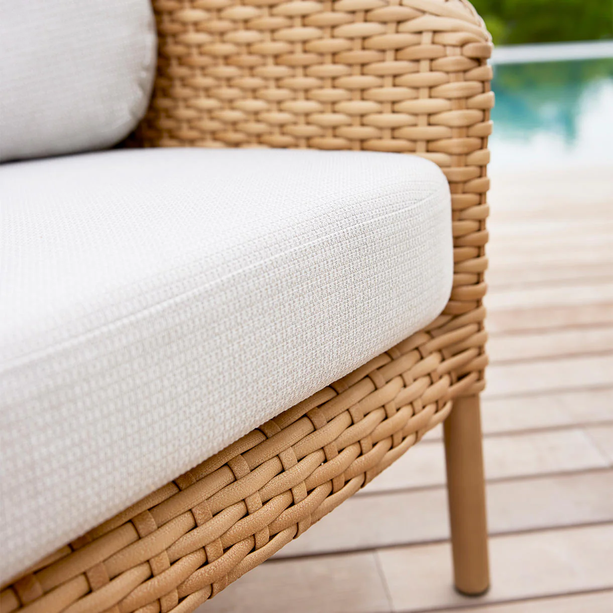 Ocean Large Woven Outdoor 2 Seater Sofa - Image 5
