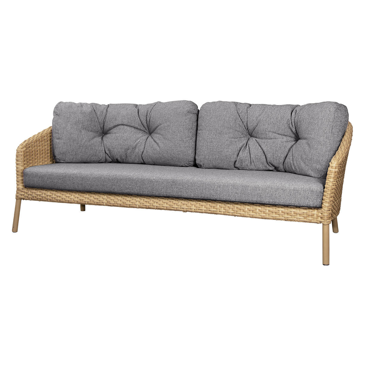 Ocean Large Woven Outdoor 3 Seater Sofa - Image 7