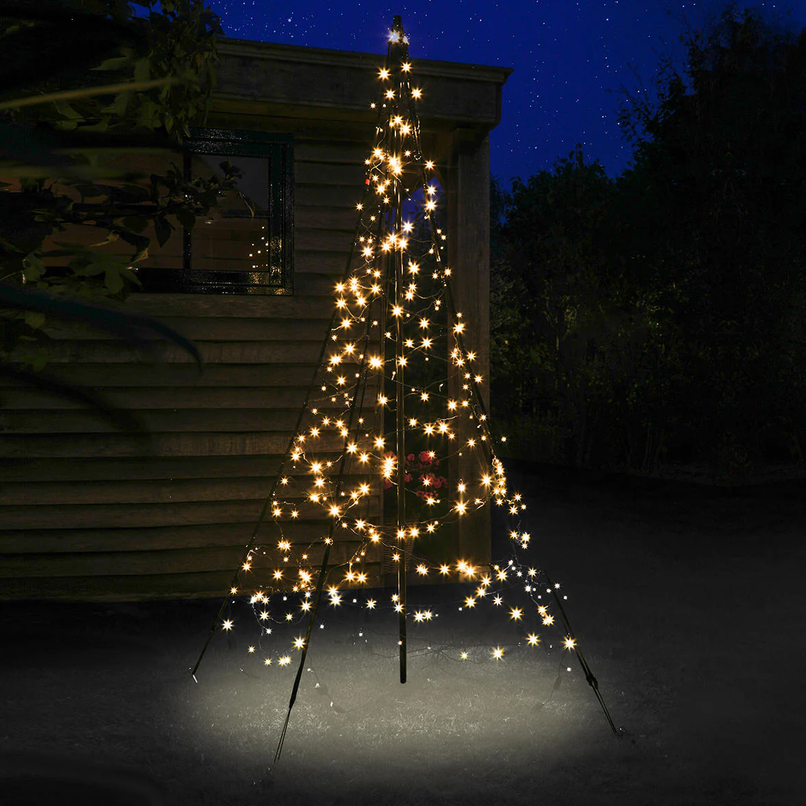 Outdoor 3D Illuminated Static Light Christmas Trees - Image 6