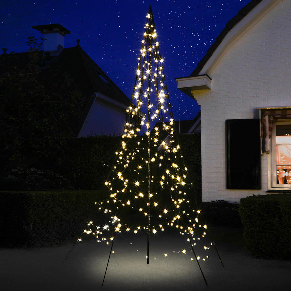 Outdoor 3D Illuminated Static Light Christmas Trees - Image 7