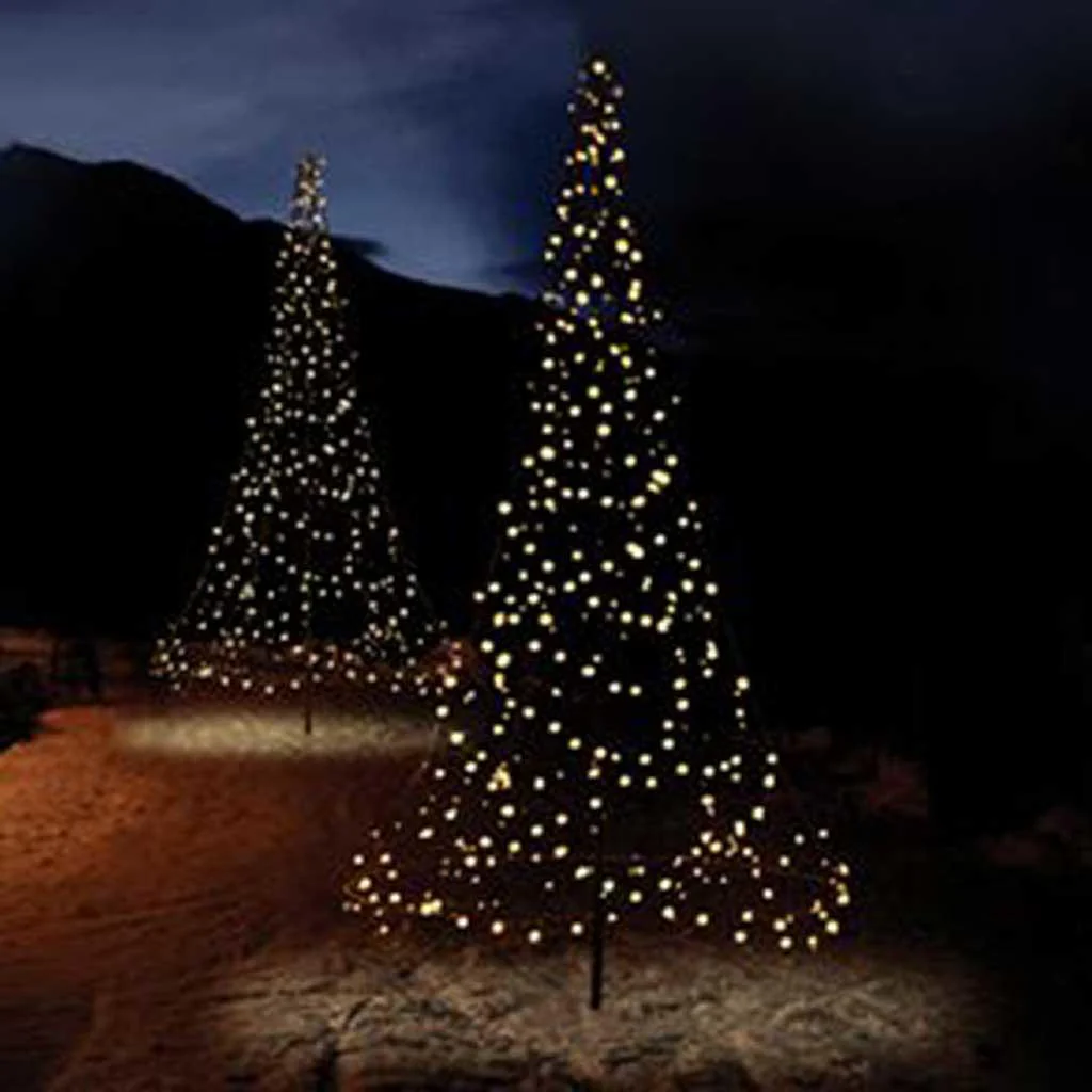 Outdoor 3D Illuminated Static Light Christmas Trees - Image 9