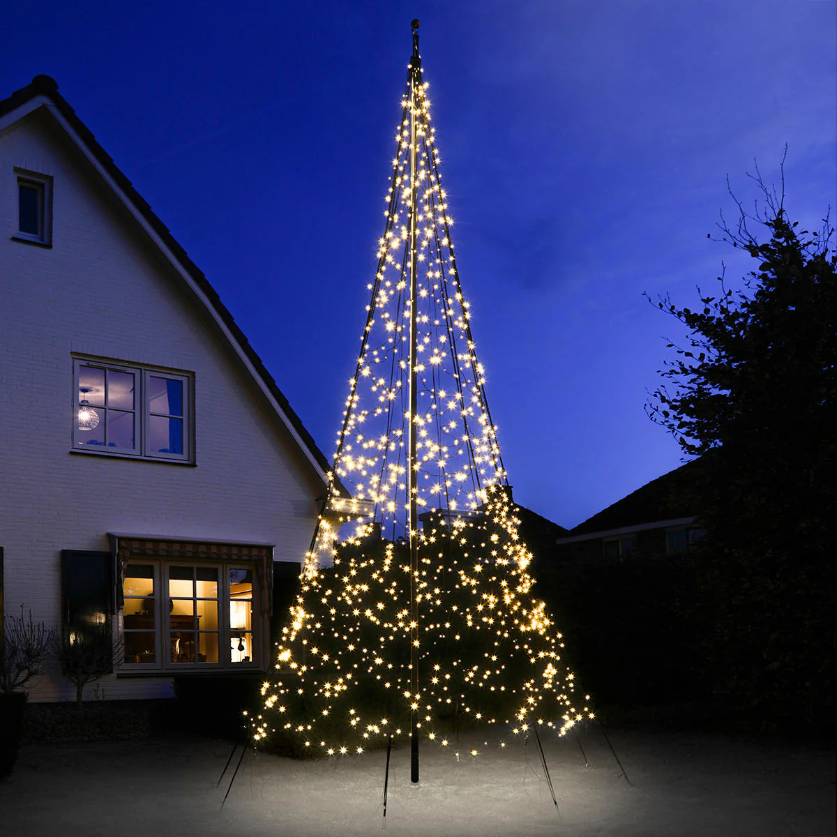 Outdoor 3D Illuminated Twinkling Light Christmas Trees - Image 5