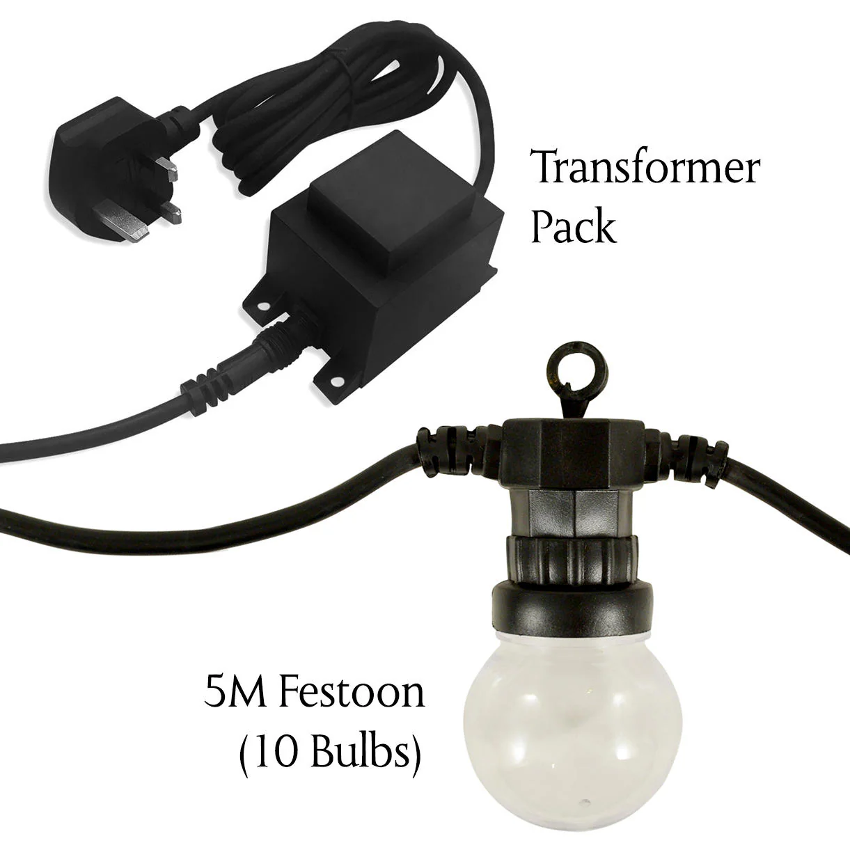 Outdoor Extendable Clear LED Festoon Lights Sets - Image 7