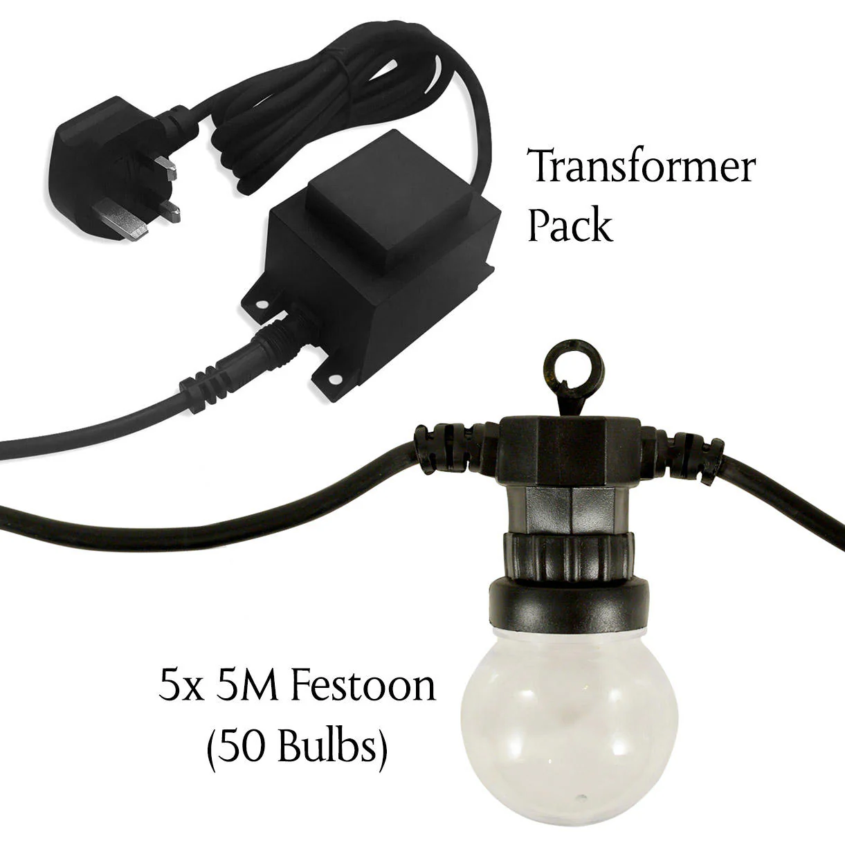 Outdoor Extendable Clear LED Festoon Lights Sets - Image 8