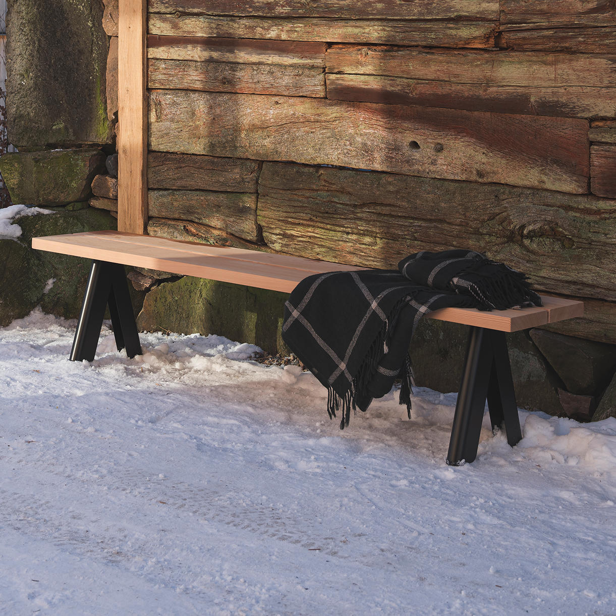 Overlap Dining Bench - Image 5