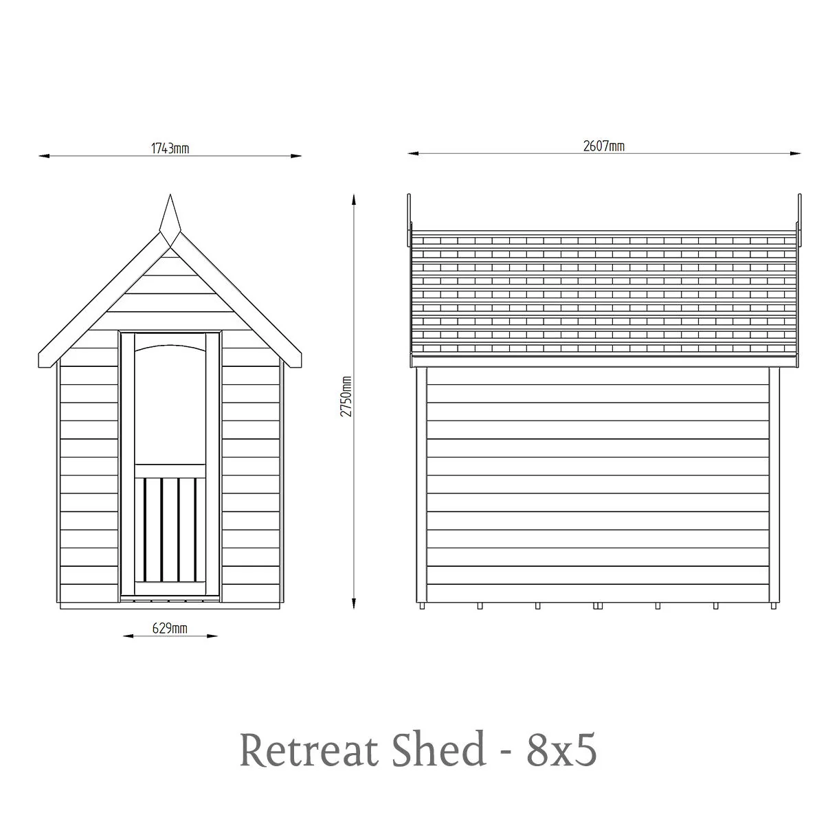 Painted Retreat Sheds - Image 5