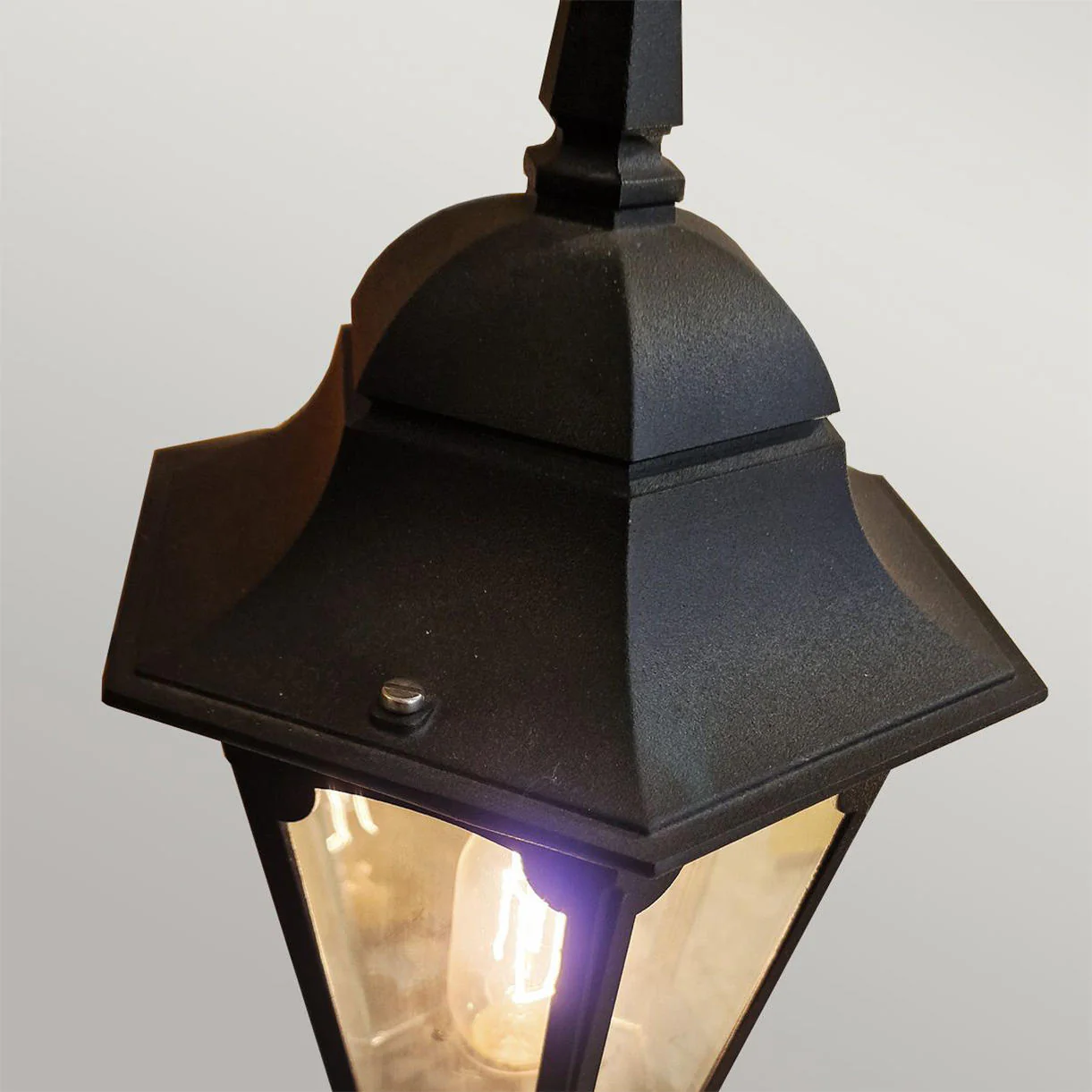 Parish Mini Outdoor Pedestal Lantern - Image 2