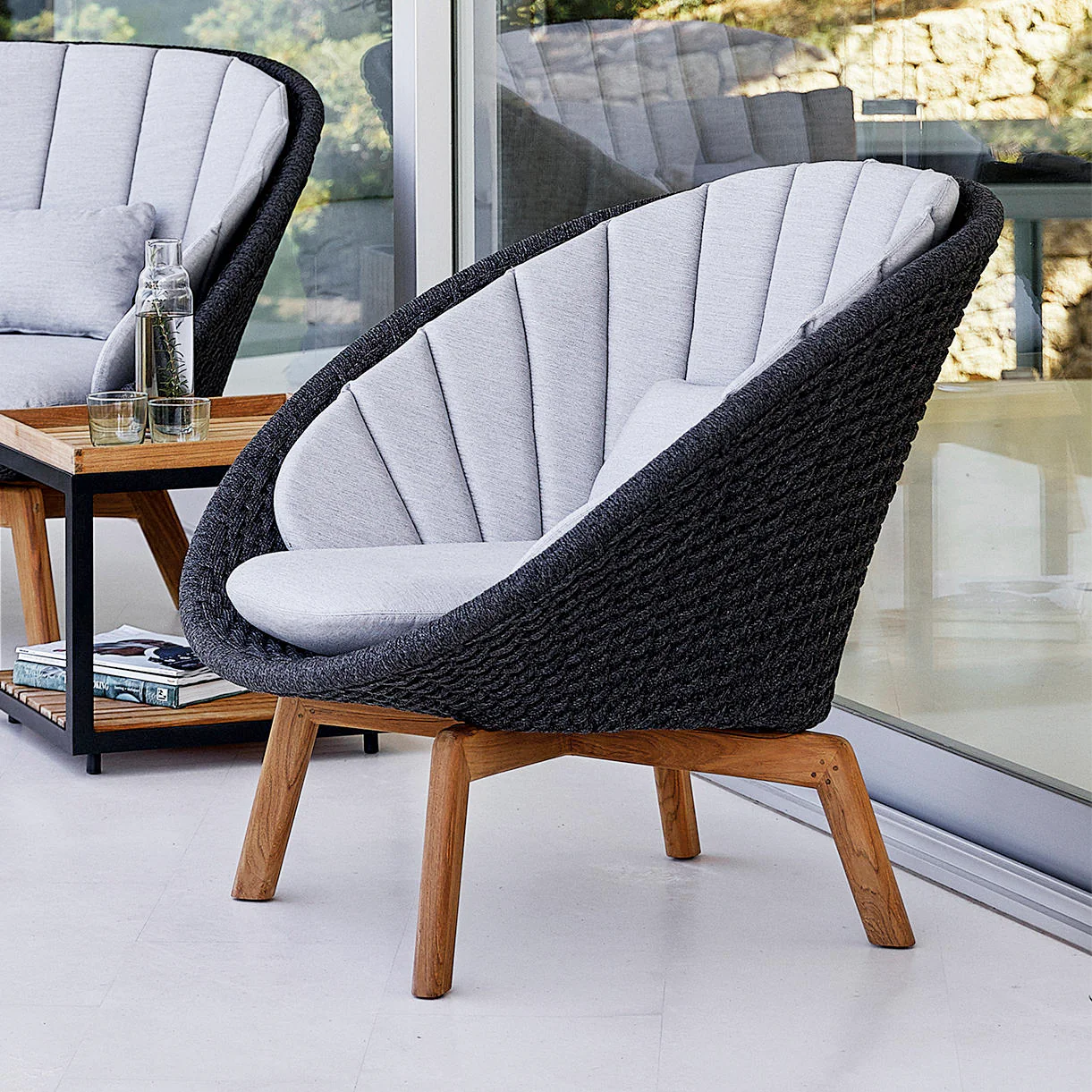 Peacock Outdoor Lounge Chair - Image 4