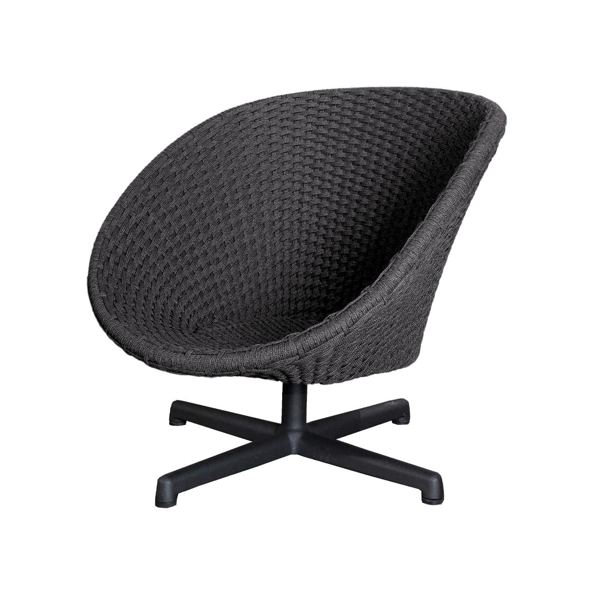 Peacock Rope Outdoor Lounge Swivel Chair - Image 11