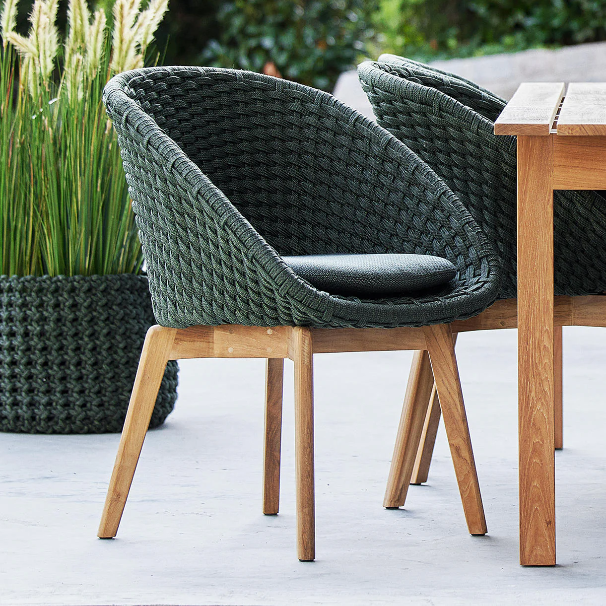 Peacock Rope Dining Chair - Image 2