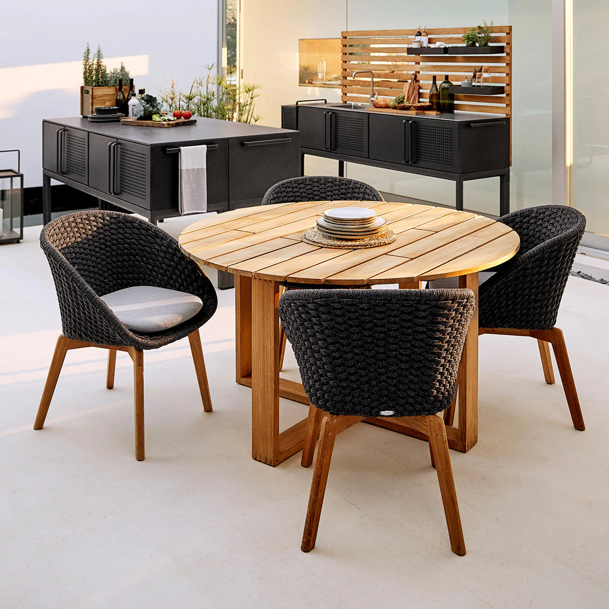 Peacock Rope Dining Chair - Image 4