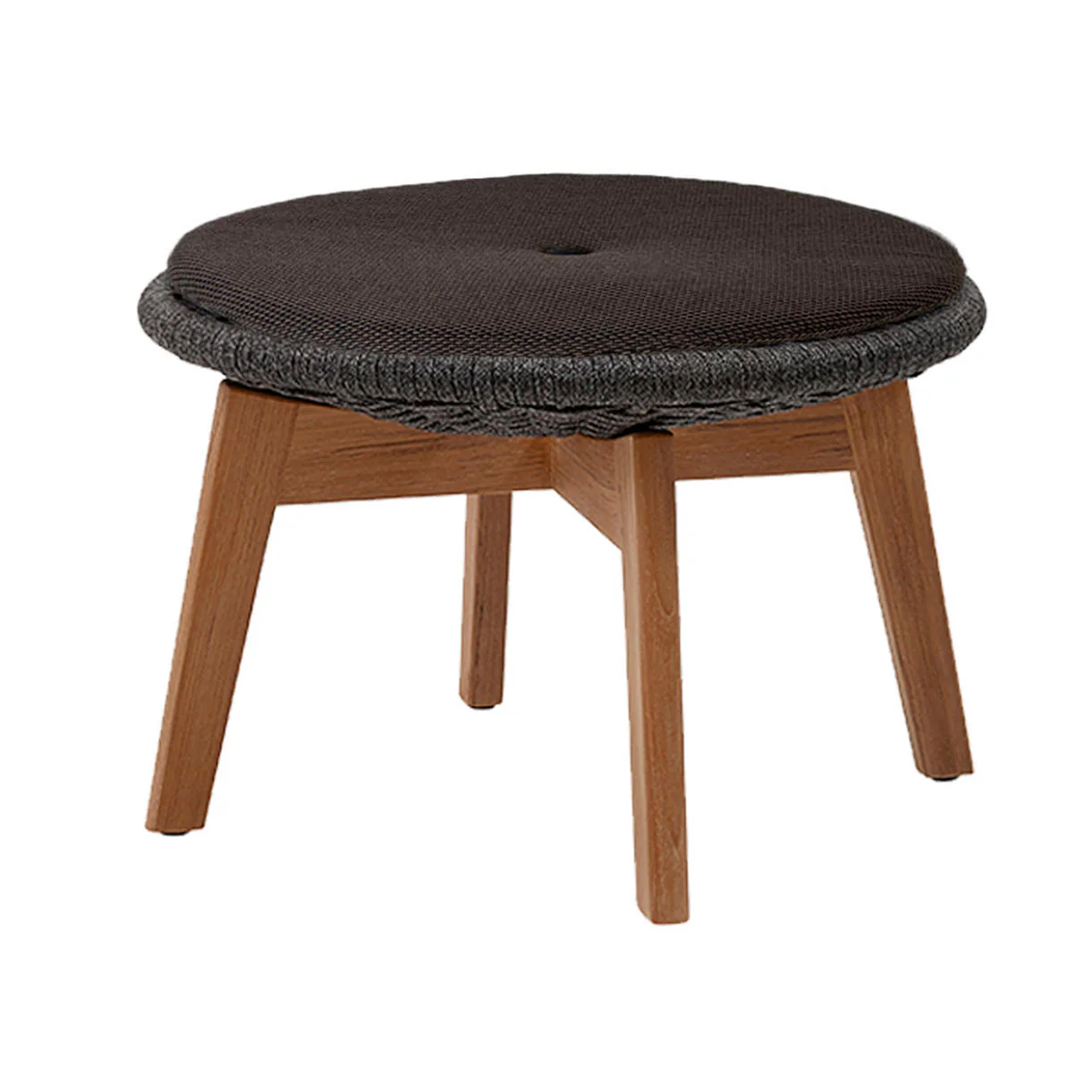 Peacock Rope Footstool - Image 3