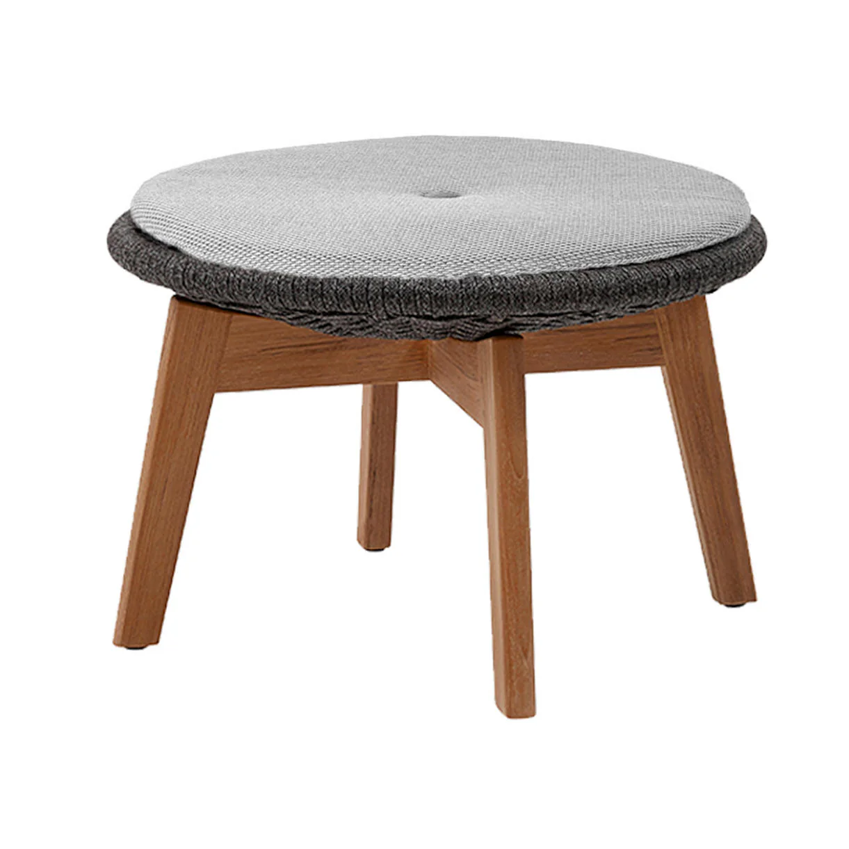 Peacock Rope Footstool - Image 4