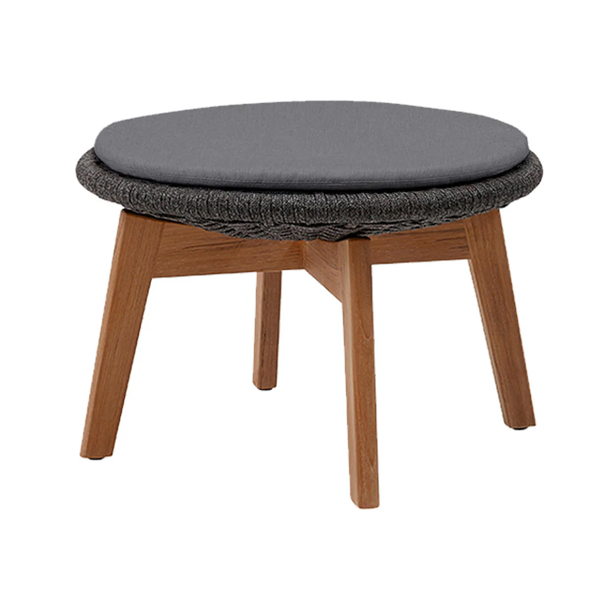 Peacock Rope Footstool - Image 5