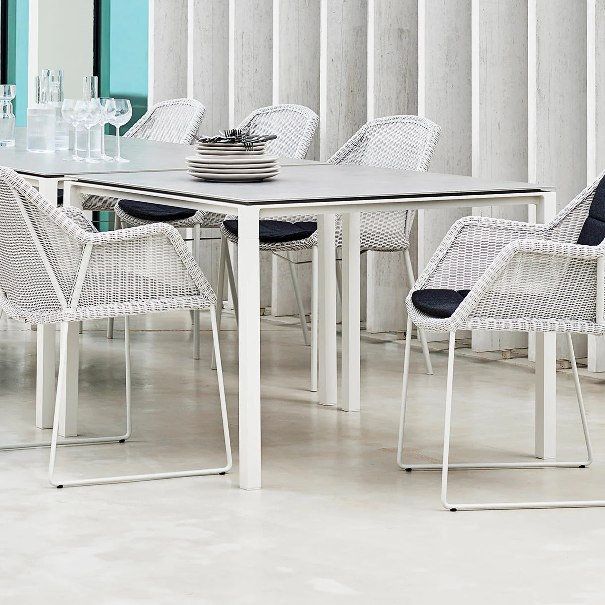 Pure Square 100cm Dining Table - Image 4