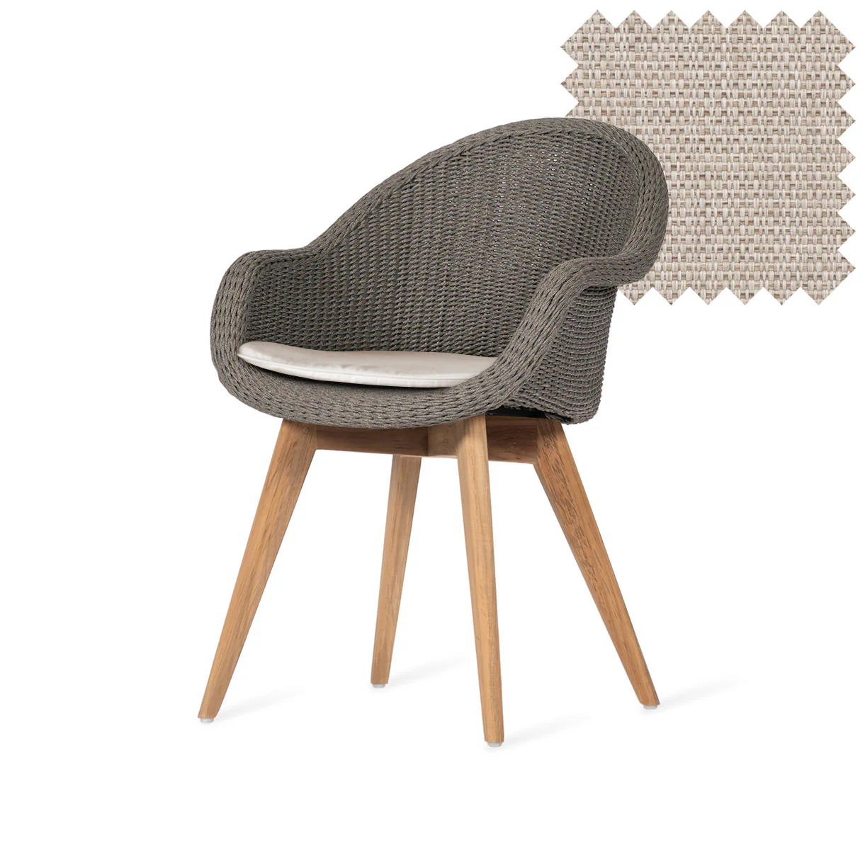 Remi Dining Chairs with Teak Legs - Image 11