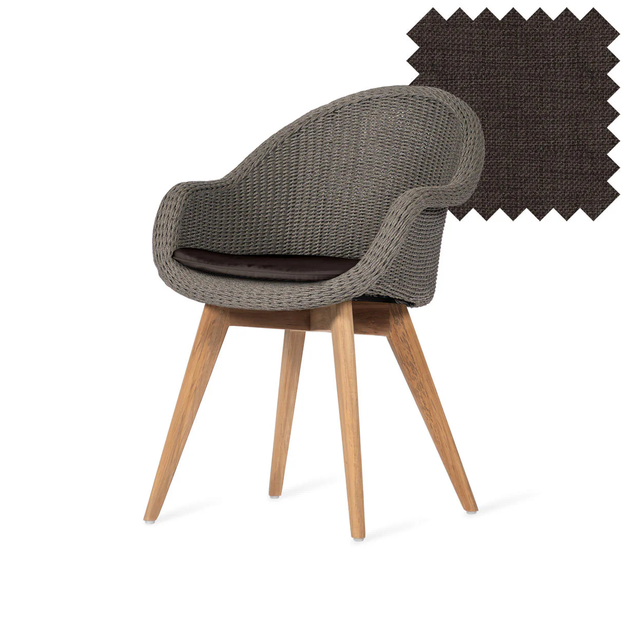 Remi Dining Chairs with Teak Legs - Image 7